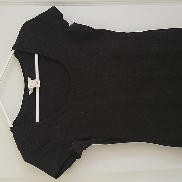 Black Basics Tee Shirt Bodycon Dress - Picture 2 of 6